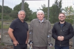 Cllr's Lapsa, Skinner and Mayer on the former Canley sports and social club Marler road 
