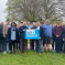 Councillor Peter Male and Gary Ridley with councillors, candidates and activists