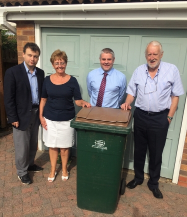 Councillors meet residents blighted by missed bin collections