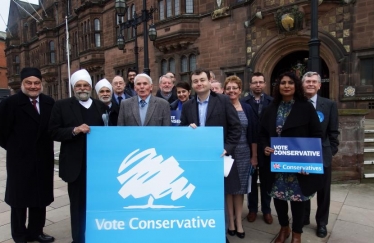Conservatives campaigning ahead of this year's elections